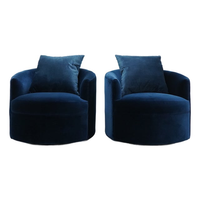 Frontgate Solana Swivel Chairs (Set of 2) For Sale