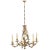 Antique Gilded Bronze 6 Light Chandelier For Sale - Image 15 of 15