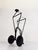 Italian Postmodern Valet Stand on Wheels in Enameled Iron, 1980s For Sale - Image 16 of 18