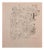 Mino Maccari, The Gardener, 1960s, Watercolor For Sale