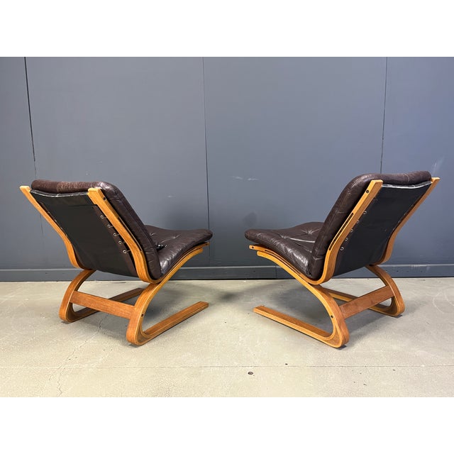 Kengu Lounge Chairs from Elsa & Nordahl Solheim, 1960s, Set of 2 For Sale - Image 9 of 9