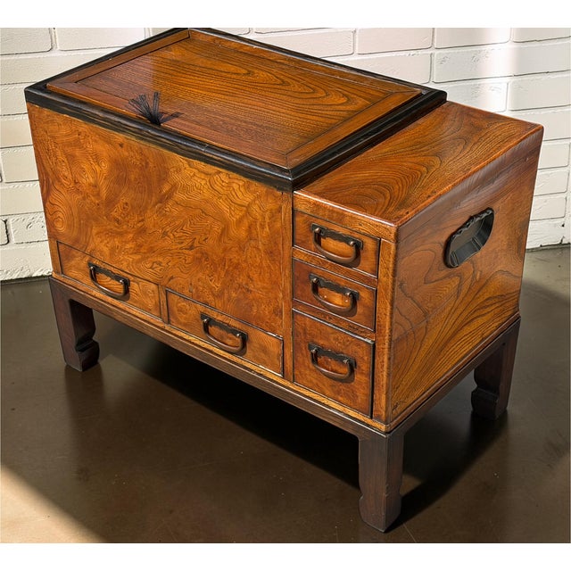 Antique Japanese Hibachi Side Table For Sale In Los Angeles - Image 6 of 7