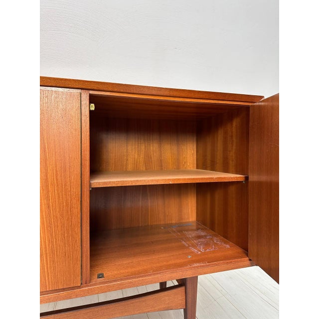 Large Mid-Century Minimalistic Teak Sideboard, 1960s For Sale - Image 9 of 16