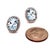 Natural Aquamarine Diamond Stud Earrings 14k WG 5.46 TCW Certified For Sale - Image 10 of 15
