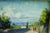 G. Pesa, Rural Landscape with Figures, 20th Century, Oil Painting on Panel, Framed For Sale - Image 9 of 18