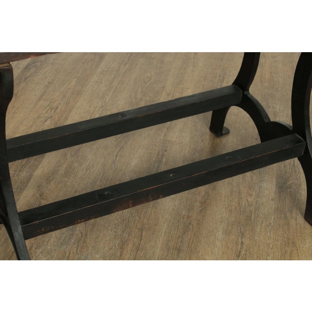 Rustic Custom Crafted Wood And Iron Table Chairish