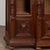 Early 20th Century 20th Century Walnut Bookcase Display Cabinet With Turned Columns For Sale - Image 5 of 8