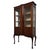 Early 20th Century Antique English Mahogany Glazed Display Cabinet For Sale - Image 4 of 12