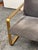 Restoration Hardware Miles Velvet + Brass Arm Chair For Sale - Image 11 of 12