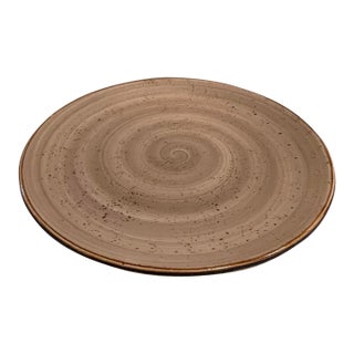 Late 20th Century Steelite Performance Coupe Craft Porcini Dinner Platter, England For Sale