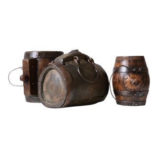 19th Century French Moonshine Barrels- Set of 3 For Sale