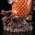 Red Vintage Chinese Cloisonne Enamel Koi Fish Statue, Champleve Carp Sculpture With Lotus Wave Base For Sale - Image 8 of 9