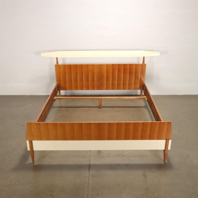 Bed Frame in Laminate & Mahagony, 1960s For Sale - Image 3 of 10