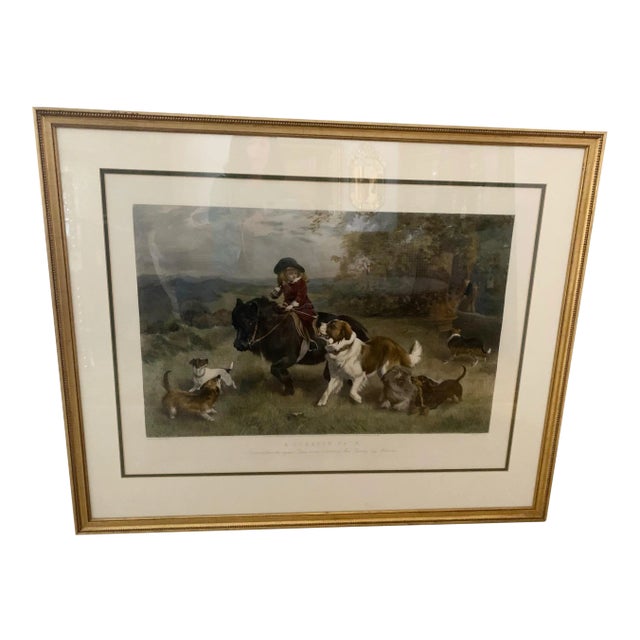 Scratch Pack Etching in Custom Frame For Sale