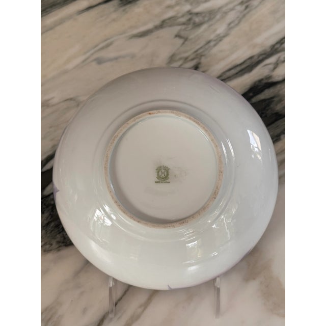 1930's Noritake Morimura Japan Chestnut Motif Hand Painted Decorative Bowl For Sale - Image 11 of 15