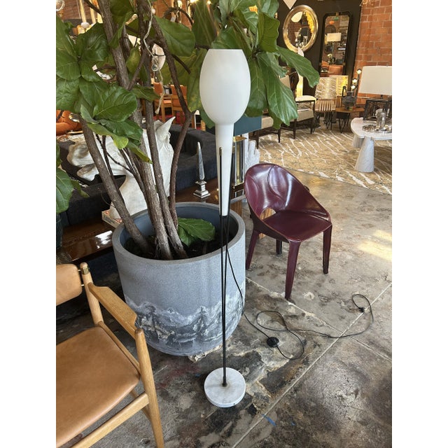 1950s Floor Lamp With Marble Base by Stilnovo, 1950s For Sale - Image 5 of 5