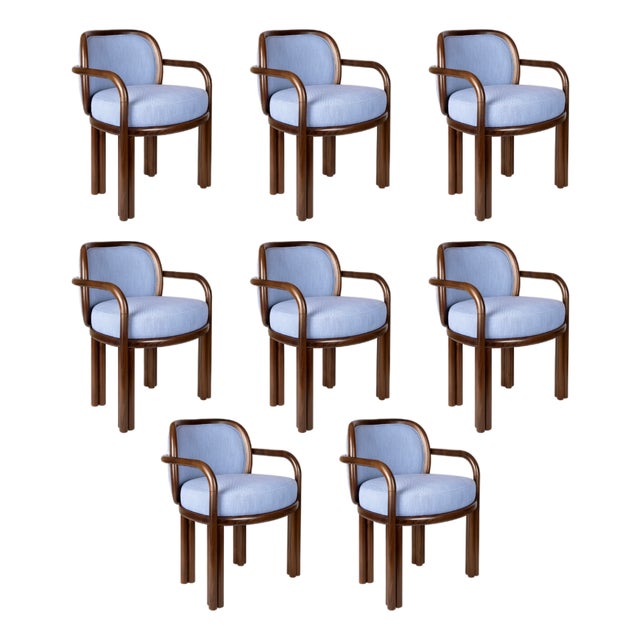 James Dining Chairs by Wood Tailors Club, Set of 8 For Sale