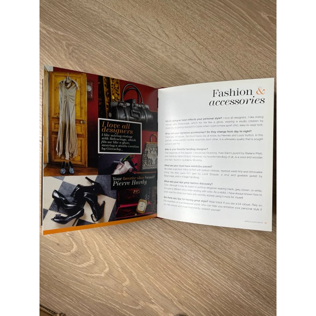 Chic in Paris Book with Red Embossed Cover For Sale In Boston - Image 6 of 9