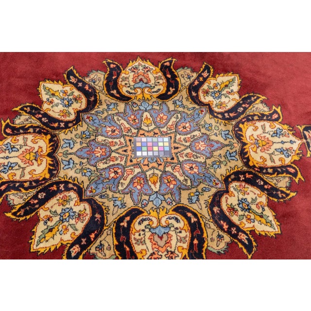 Vintage Turkish Wool Rug 7'8'' X 11'4'' For Sale - Image 11 of 12