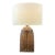 Rh Blom Scandinavian Amber Glass Table Lamp Lacquered Burnished Brass Jonathan Browning For Sale