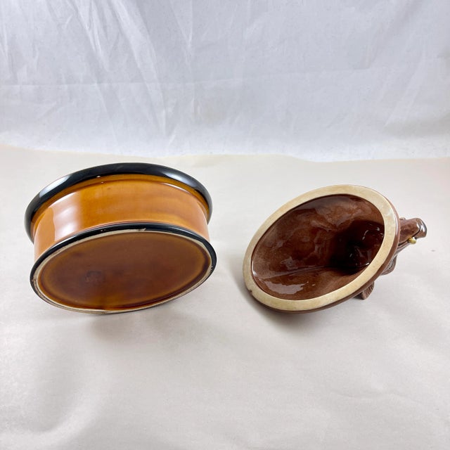 Ceramic Mid-Century Portuguese Boar Terrine, Faiencerie Subtil For Sale - Image 7 of 9