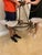 Late 20th Century Neo-Classical Cast Bronze Chandelier With Frosted Crystal Hand-Cut Globes For Sale - Image 12 of 13