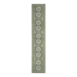 Turkish Oushak Rug 2'9" x 14' #19286 For Sale