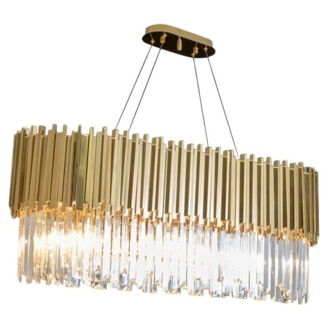 Collection Jupiter Chandelier in Metal and Crystal by Jago For Sale - Image 18 of 18
