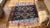 Great Blue and Camel Color With Rhombus and Florid Design Antique Caucasian Bidjov Rug For Sale - Image 15 of 15