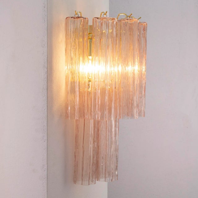Gold Large Wall Light in Murano Glass, Italy, 1990s For Sale - Image 8 of 11