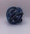 4 inch Handmade Blue Glass Knot Sculptures