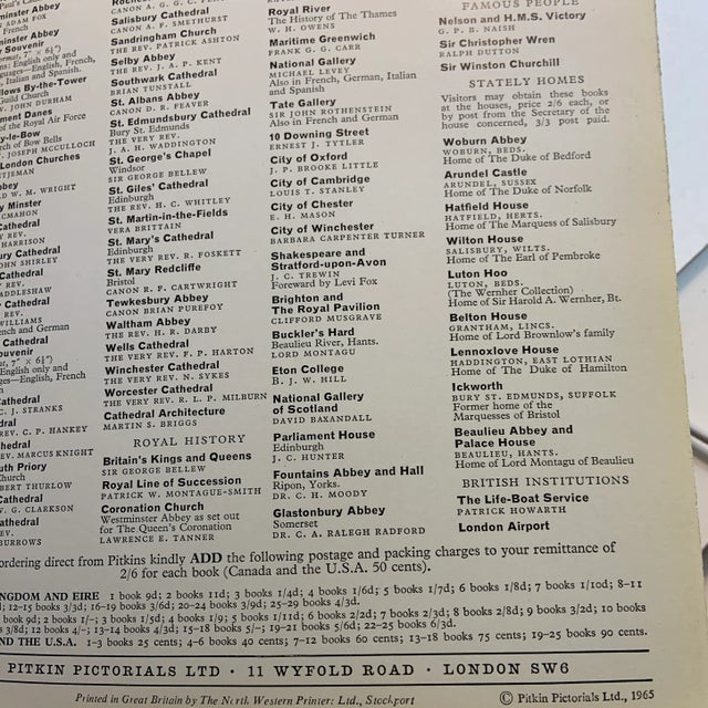 Paper 1965 Ely Cathedral Pictorial History Book For Sale - Image 7 of 8