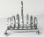 19th Century English Sheffield Silver Plate Toast Rack For Sale - Image 4 of 11