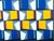 Blue Oswaldo Subero "Pintura Bidimensional No 896" Contemporary Geometric Blue & Yellow Abstract, 2003 For Sale - Image 8 of 12