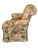 Textile 1990s Highland House Floral Slipcovered Swivel Armchair With Skirt & Casters For Sale - Image 7 of 12
