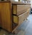 Mid-Century Modern Solid Elm Louvered 6-Drawer Dresser For Sale In Philadelphia - Image 6 of 16