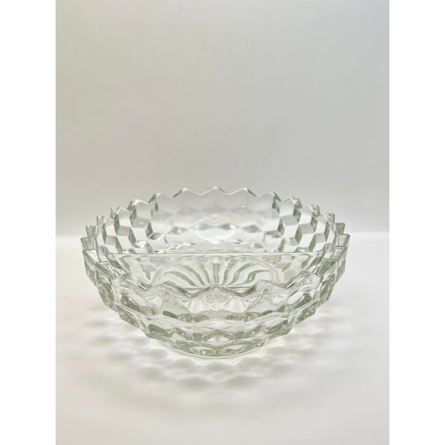 Transparent 1940s Fostoria “American” Divided Dish For Sale - Image 8 of 9