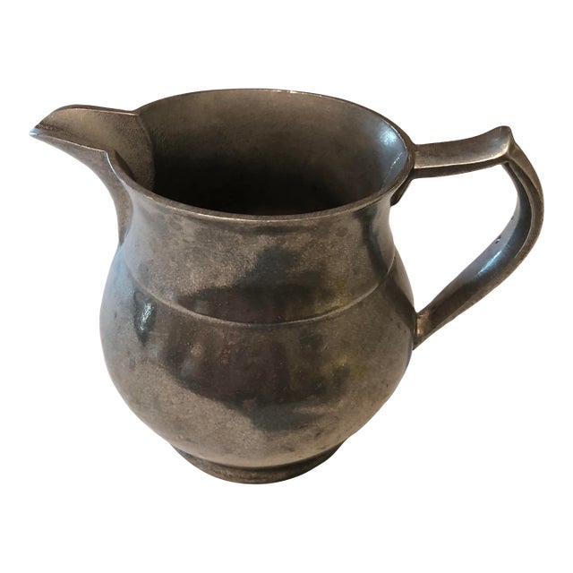 1980s Wilton Pewter Pitcher For Sale