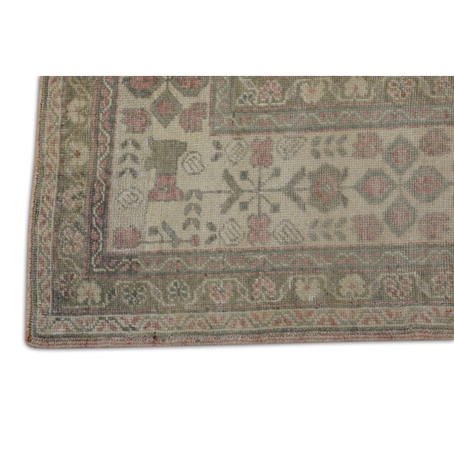 Turkish Oriental Hand Knotted Rug Turkish Anatolian 4'8" x 7'10" For Sale - Image 3 of 6