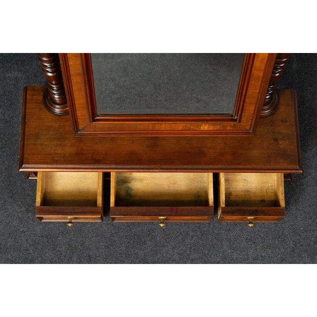 Gründerzeit Table Top Mirror, Late 19th Century For Sale - Image 12 of 13