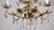 Brass & Lead Crystal Chandelier with Flowers from Palwa, 1970s For Sale - Image 4 of 15