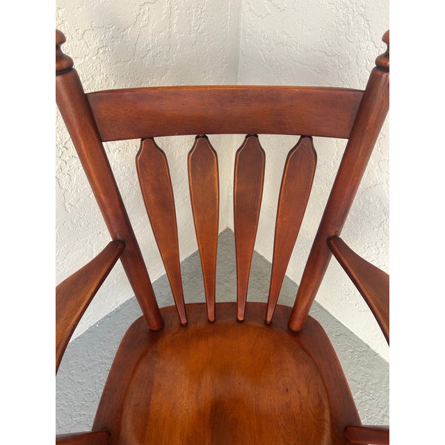 1930s Vintage Cushman Colonial Creations Searsburg Chair For Sale - Image 5 of 12