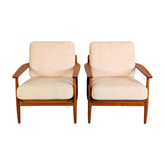 Mid-Century Modern Teak Easy Chairs, 1960, Set of 2 For Sale - Image 11 of 11