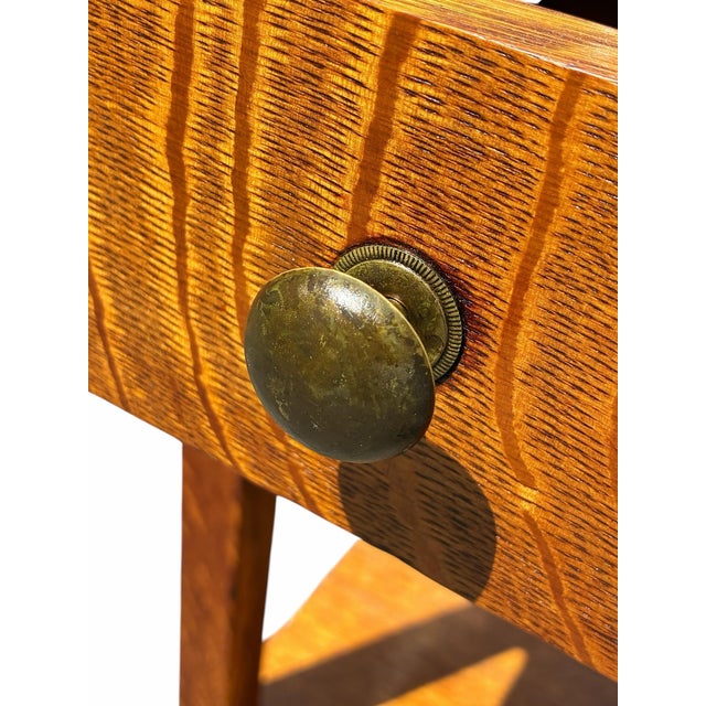 Antique Arts & Crafts / Mission Oak Server For Sale In Boston - Image 6 of 12