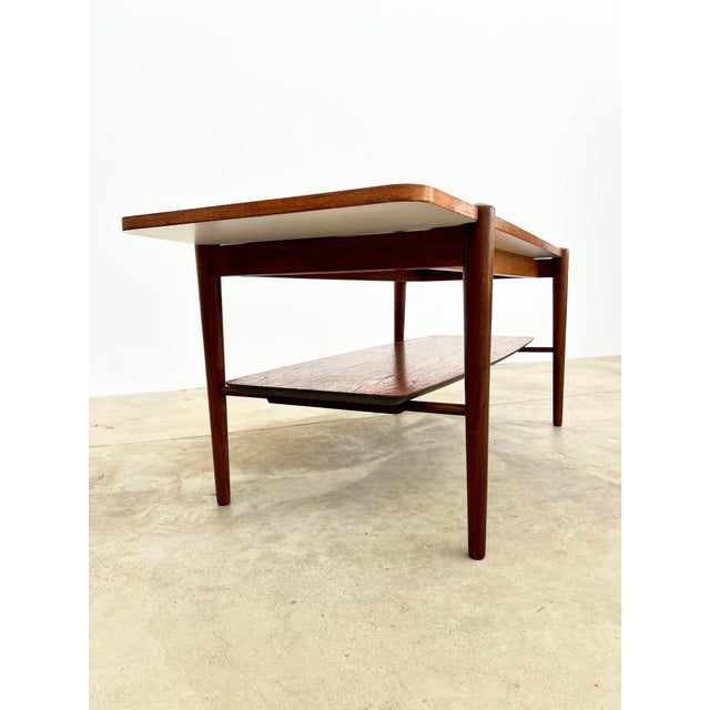 Teak Coffee Table with Reversible Top by Louis van Teeffelen for Webe, 1960s For Sale - Image 16 of 18