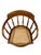 Late 19th Century Victorian Oak Barrel Back Armchair With Cane Seat For Sale In Chicago - Image 6 of 8