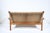 Wood Michael Van Beuren Bauhaus Teak and Raffia Loveseat, Circa 1940 For Sale - Image 7 of 13