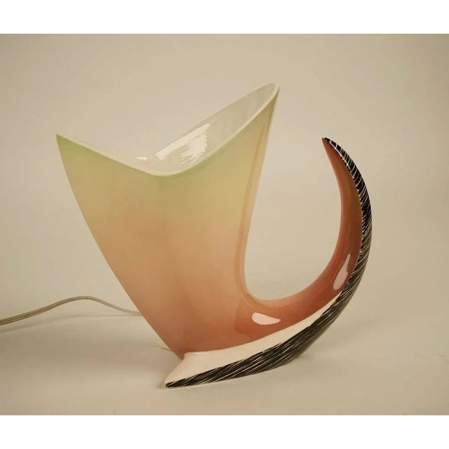 Mid-Century Modern Ceramic Table Lamp by Mario Mesini for Vi.Bi Ceramic Torino, 1950s For Sale - Image 3 of 10