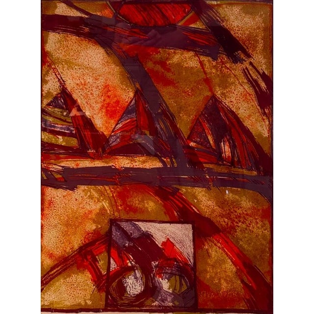 Brown “Abc Delta” Original S/N Lithograph by John Franklin Koenig 1975 For Sale - Image 8 of 9