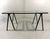 Minimalistic desk Trestle by Rodney Kinsman for Bieffeplast, Italy. Trestle utilises a simple design to create a...